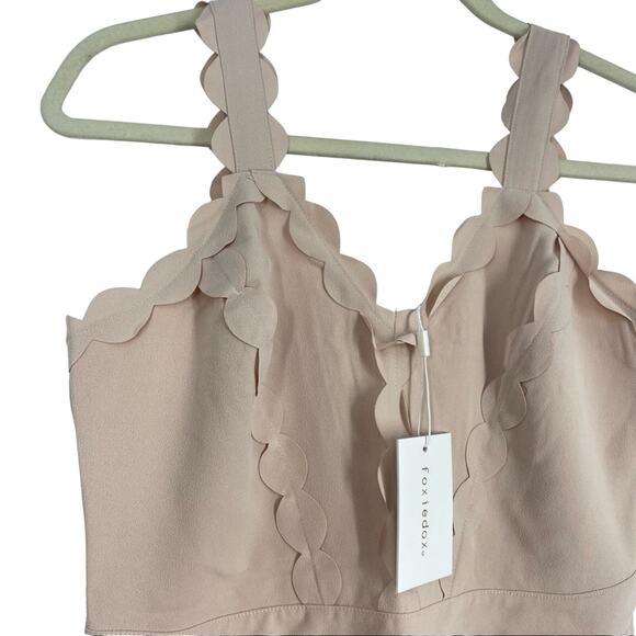 Anthropologie Foxiedox Idris Alabaster Jumpsuit Size Large NWT - Picture 5 of 12